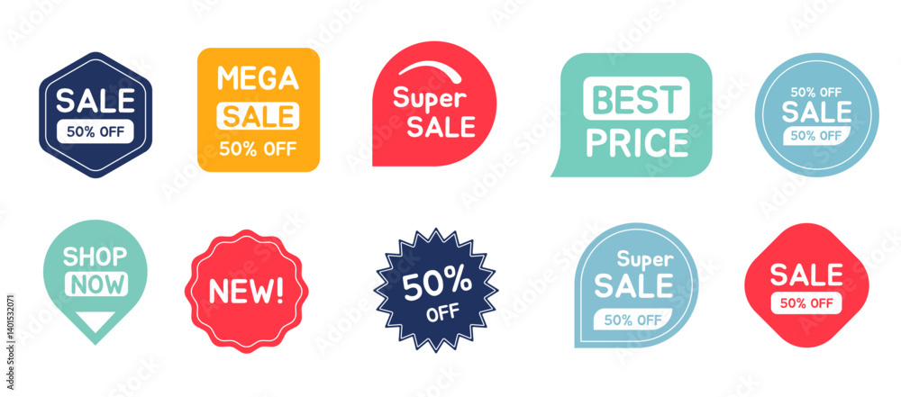 KSet of Sale badges KSet of Sale badges