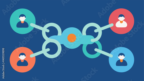 Chain of Neglect A series of links that symbolize attachment with some links broken illustrating how childhood trauma creates gaps in emotional connections in adulthood.