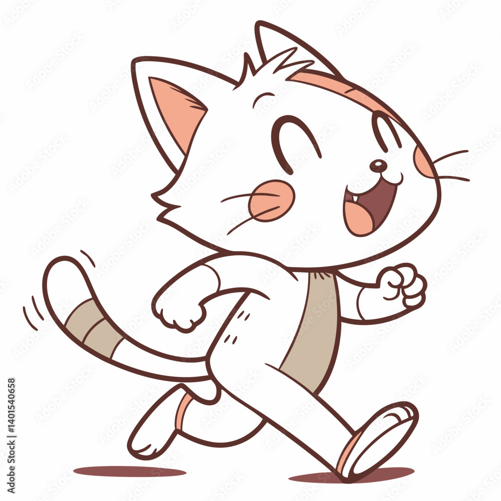 a-cute-cat-running