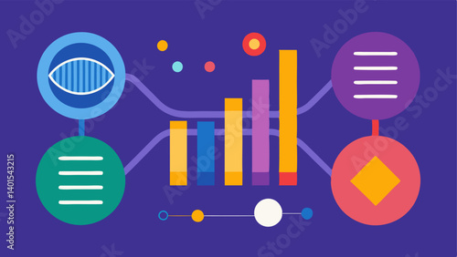 These descriptions can guide the creation of visually engaging and informative vector illustrations for gene expression data visualization.