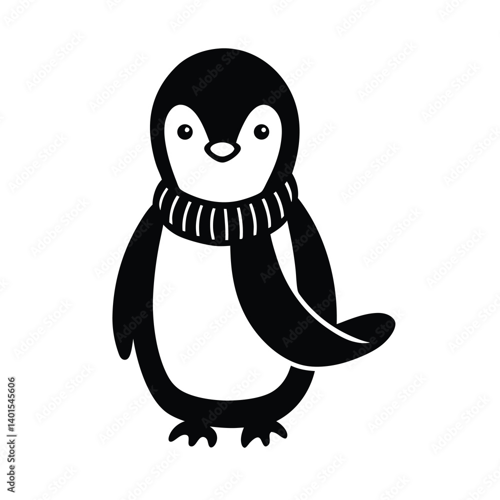 Obraz premium funny penguin cartoon