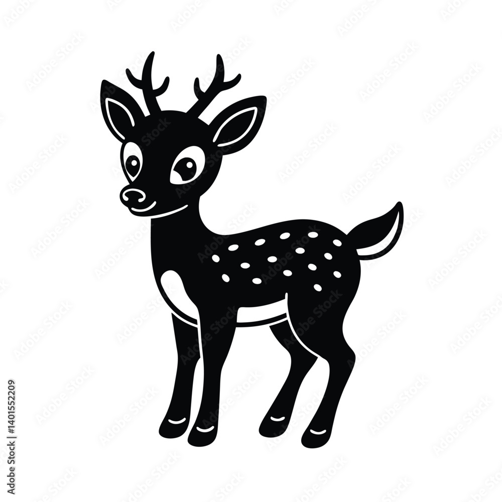 Fototapeta premium deer vector illustration
