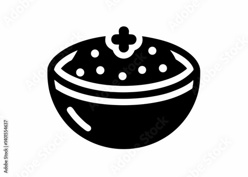 Iconic Dish: A simple yet appetizing illustration of a flavorful bowl of food, showcasing the art of culinary presentation and the joy of a delicious meal.