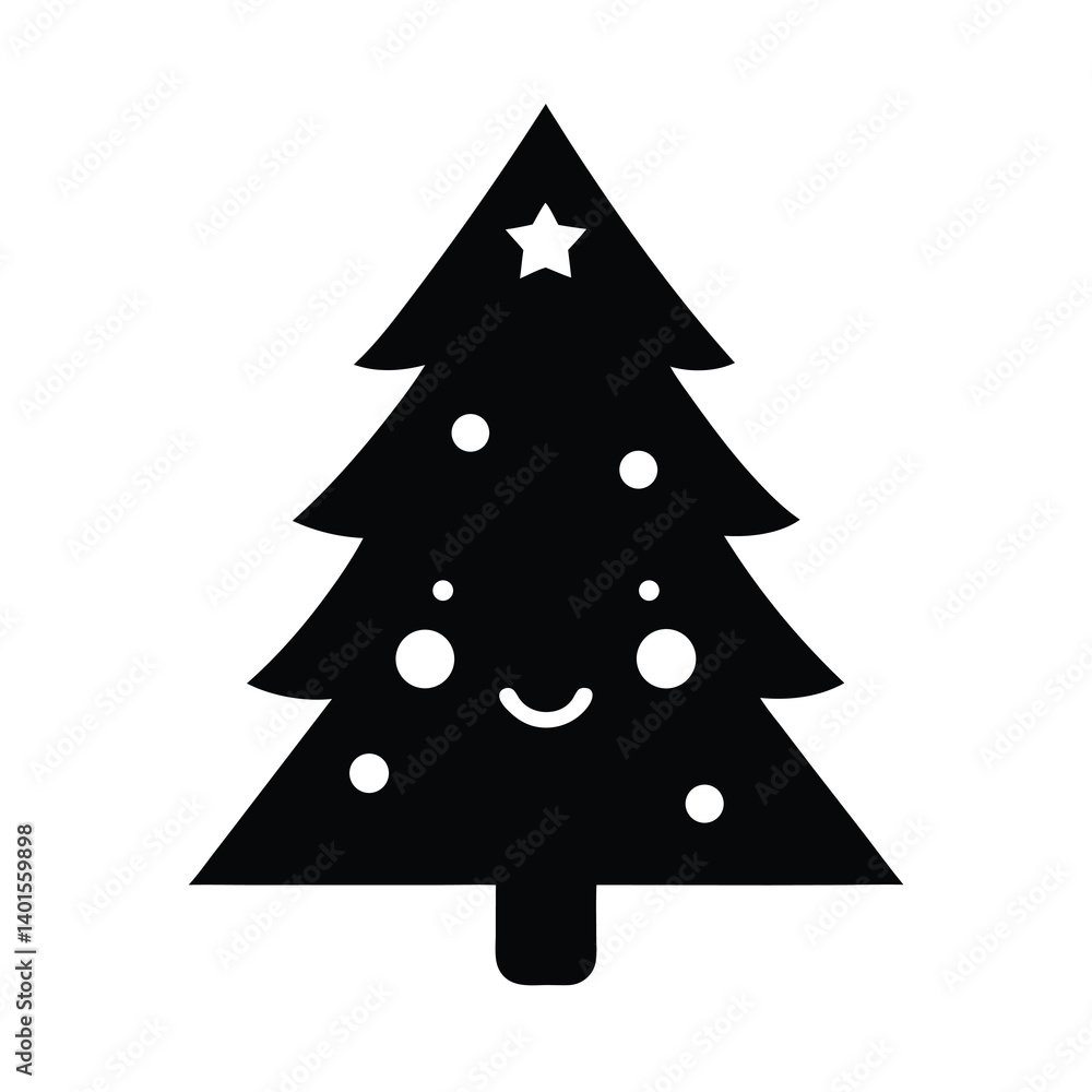 Obraz premium abstract christmas tree