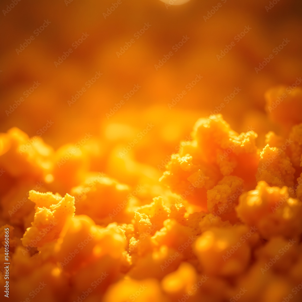 Crispy Fried Chicken Crumbs Floating in Air Crispy Fried Chicken Crumbs Floating in Air