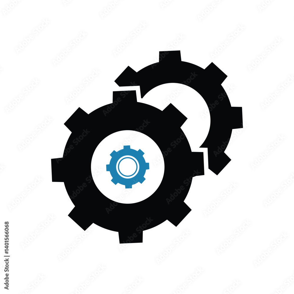 User settings sign illustration icon User settings sign illustration icon