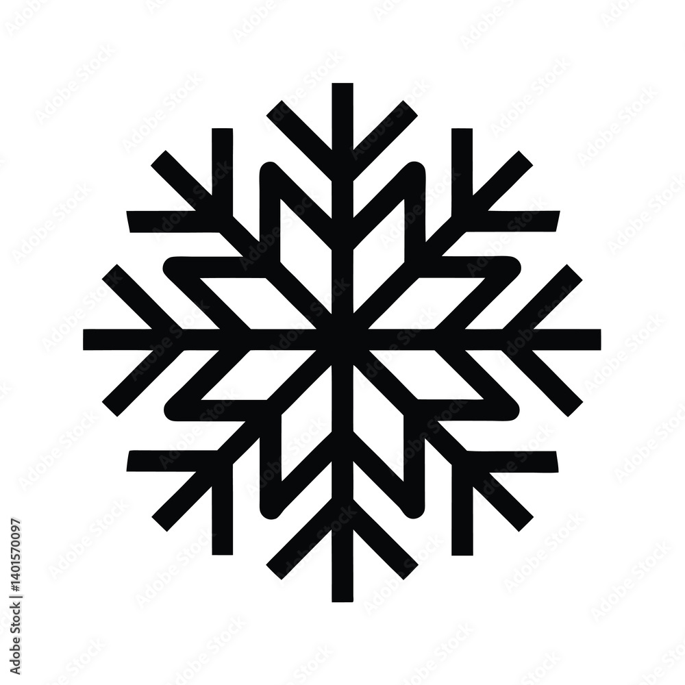 snowflakes on a black background snowflakes on a black background