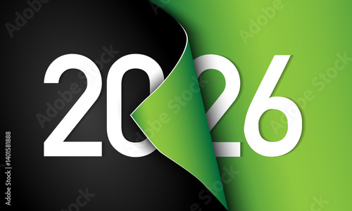2026 Happy New Year Background Design.