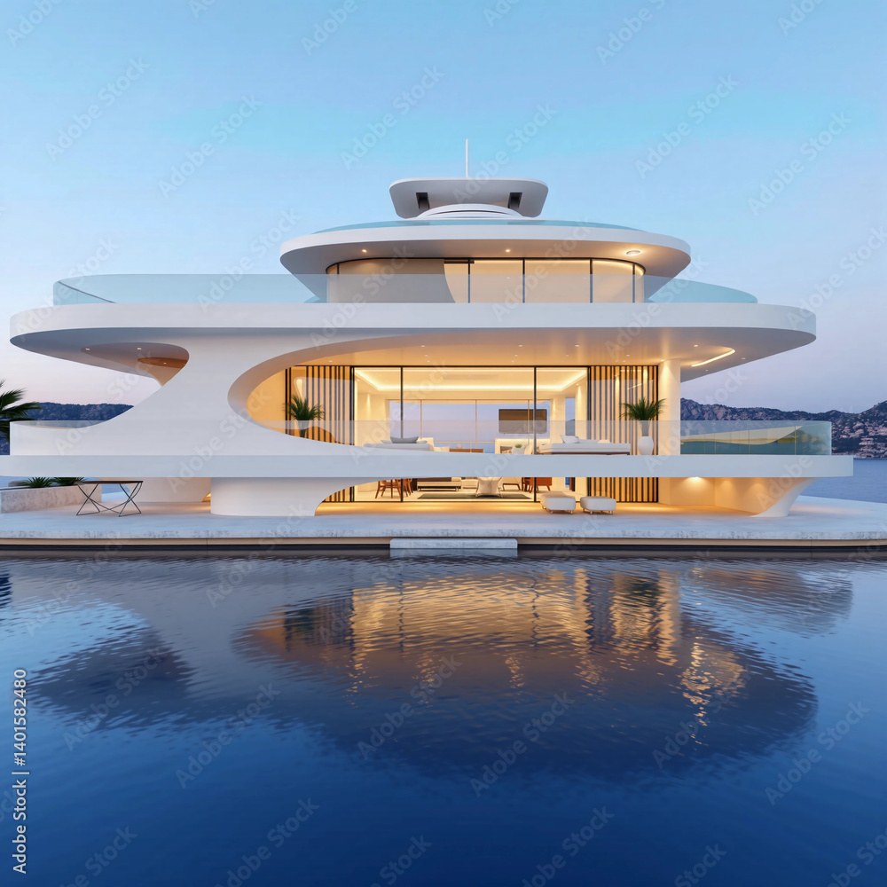 Obraz premium luxury cruise ship