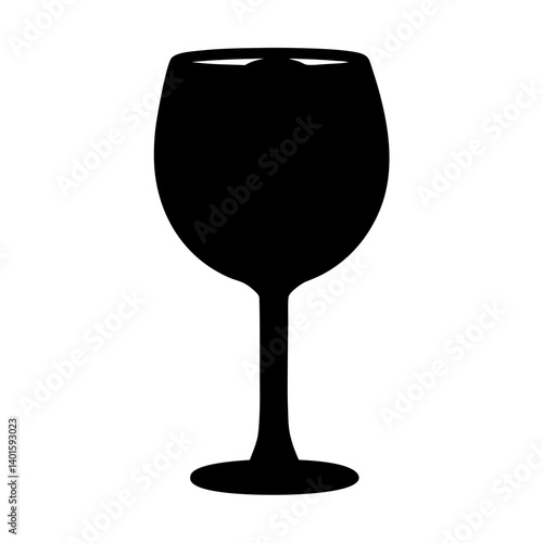 gin and tonic black silhouette icon - of a soft drinks gin and tonic simple vector art