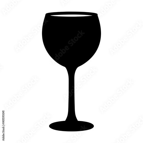 gin and tonic black silhouette icon - of a soft drinks gin and tonic simple vector art