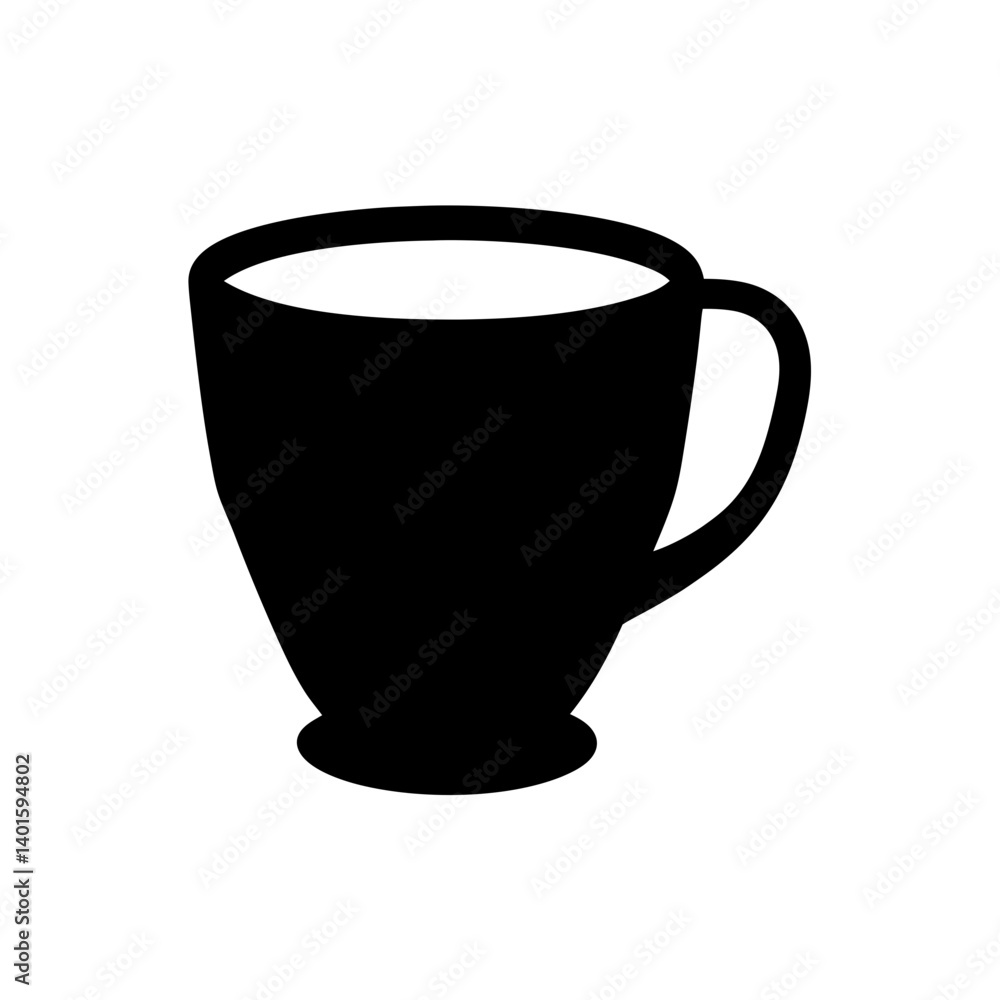 latte art black silhouette icon - of a soft drinks latte art simple vector art latte art black silhouette icon - of a soft drinks latte art simple vector art