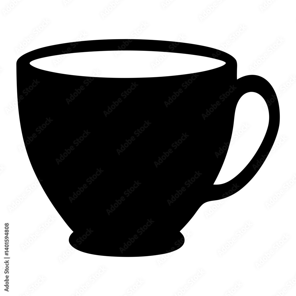 latte art black silhouette icon - of a soft drinks latte art simple vector art latte art black silhouette icon - of a soft drinks latte art simple vector art