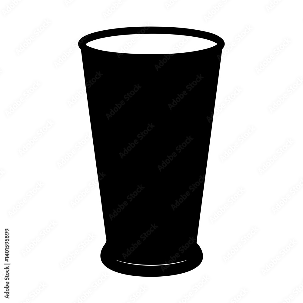 mint julep black silhouette icon - of a soft drinks mint julep simple vector art mint julep black silhouette icon - of a soft drinks mint julep simple vector art