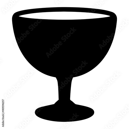 old fashioned cocktail black silhouette icon - of a soft drinks old fashioned cocktail simple vector art