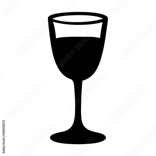 old fashioned cocktail black silhouette icon - of a soft drinks old fashioned cocktail simple vector art