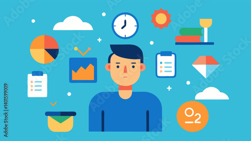 Each illustration would provide a visual aid to understanding the complexities of procrastination and strategies for overcoming it suitable for educational or motivational
