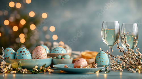 Obraz na płótnie Easter still life w salonie
