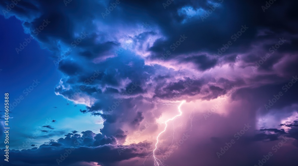 Majestic Thunderstorm: A Symphony of Light and Dark Majestic Thunderstorm: A Symphony of Light and Dark