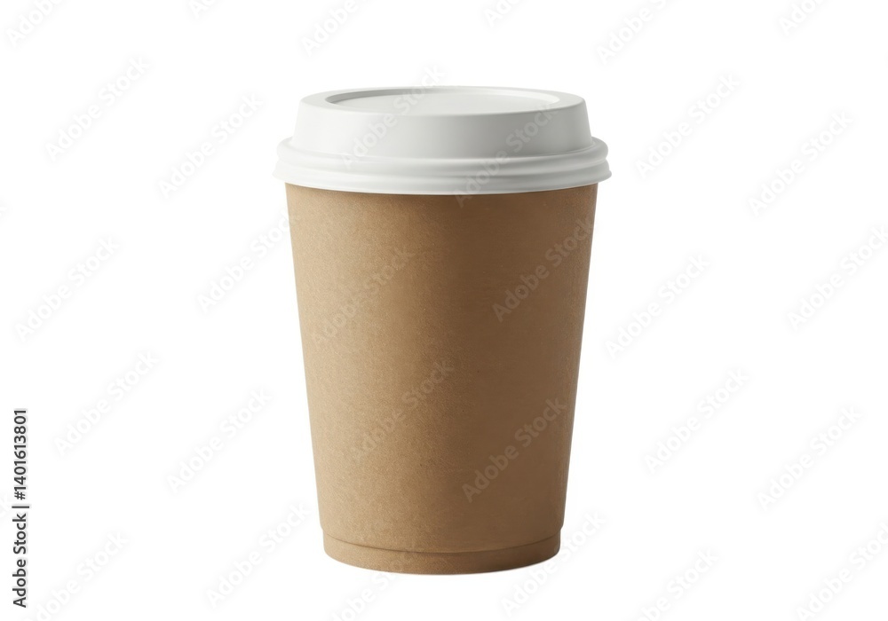 Isolated coffee cup mockup for branding and product design isolated on white background Isolated coffee cup mockup for branding and product design isolated on white background