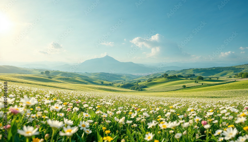 Fototapeta premium field of flowers