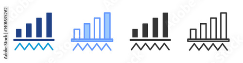 Resistance icon set multiple style collection
