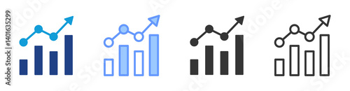 Incremental Progress icon set multiple style collection