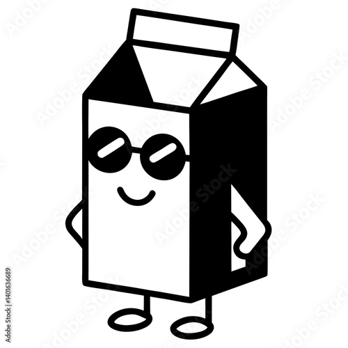 illustration of a milk carton