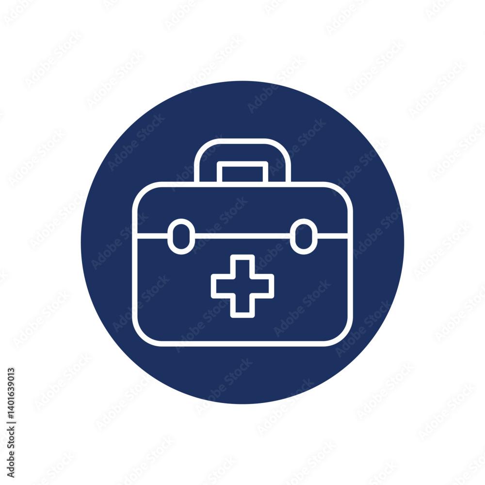 First Aid Kit Icon Vector Stock Illustration First Aid Kit Icon Vector Stock Illustration