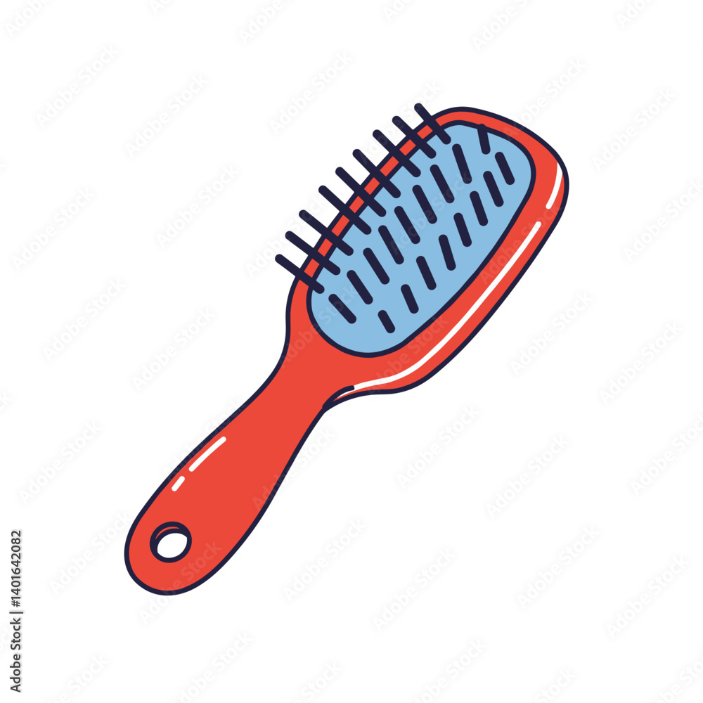 Sleek Hairbrush in Vibrant Colors – Modern Styling Tool for Salon Branding, Beauty Blogs or Cosmetic Packaging Sleek Hairbrush in Vibrant Colors – Modern Styling Tool for Salon Branding, Beauty Blogs or Cosmetic Packaging