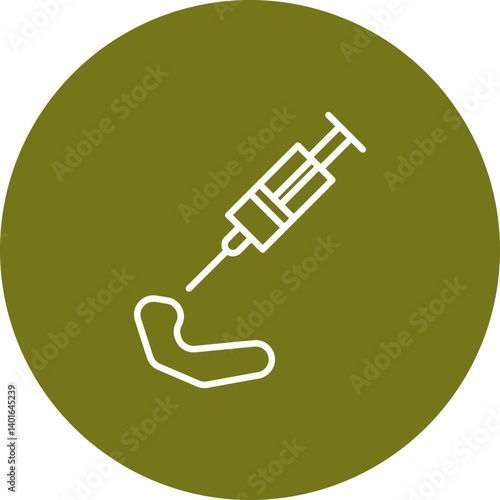 Tattoo Vector Line Circle Icon Design