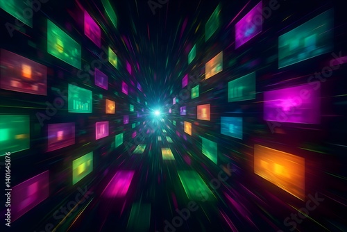 Digital screens representing web accessibility and diverse content.