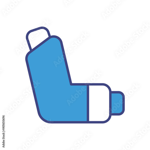 Inhaler Icon Vector Stock Illustration