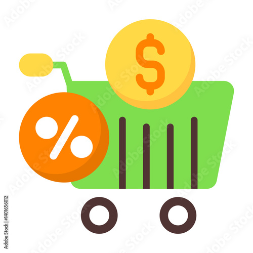 Sales Tax Flat Flat Icon