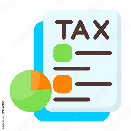 Tax Withholding Flat Flat Icon