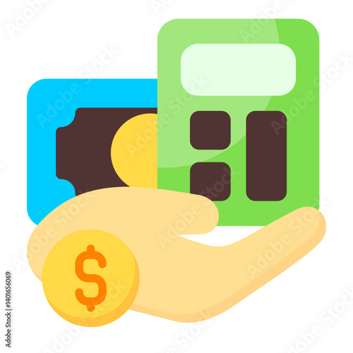 Tax Credit Flat Flat Icon