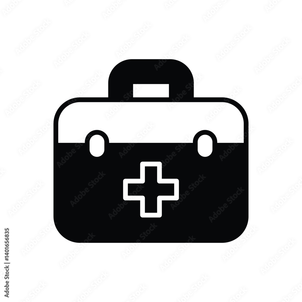 First Aid Kit Icon Vector Stock Illustration First Aid Kit Icon Vector Stock Illustration