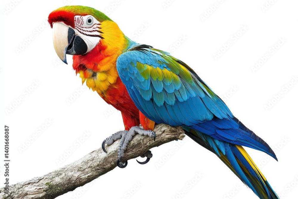 Vibrant parrot perched Vibrant parrot perched