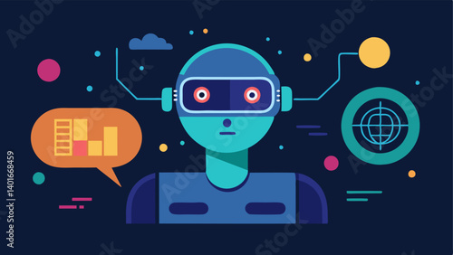 Transportation Control A futuristic vehicle with a dashboard that is controlled by a persons thoughts illustrated with glowing connections from the users head to the vehicle.