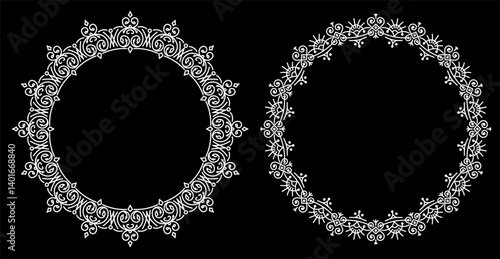 Black and white dripping paint splatter vector