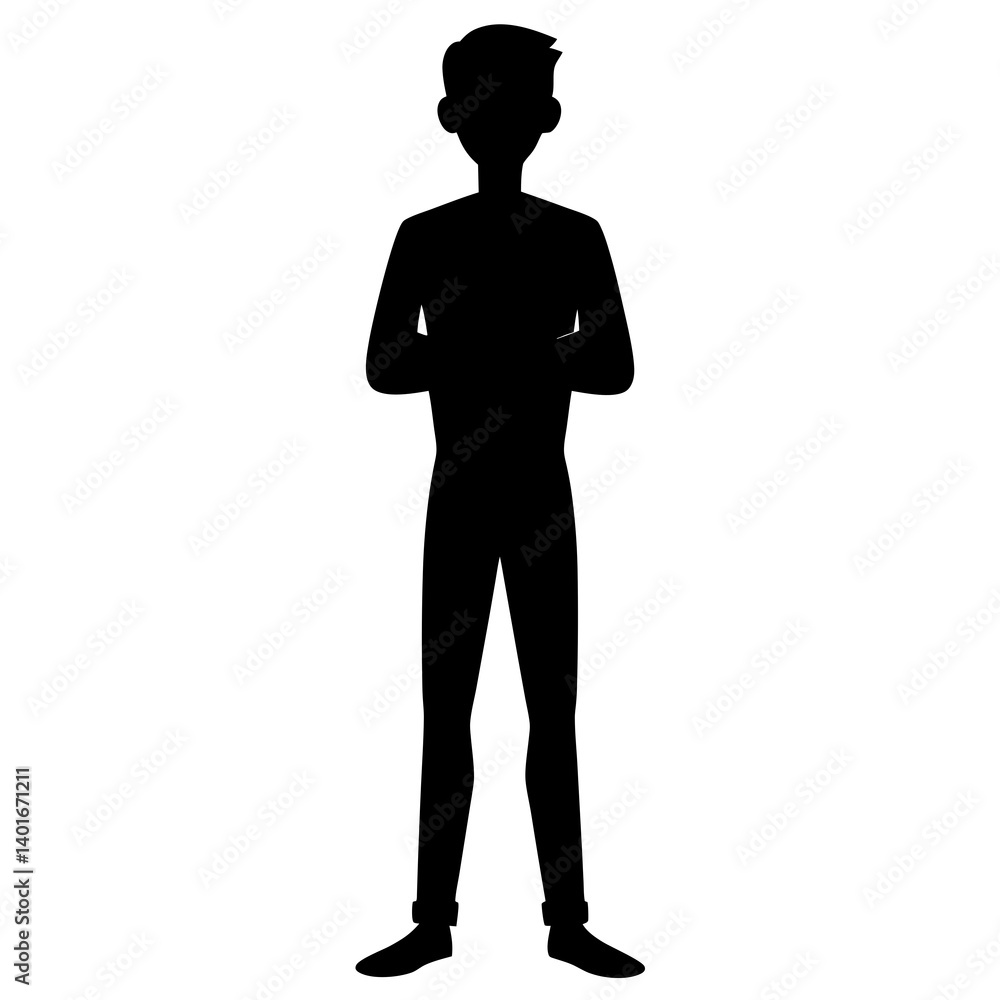 silhouette of a man in suit silhouette of a man in suit