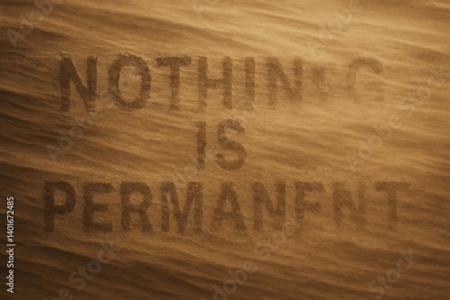 Ephemeral impermanence art:   on transience and change