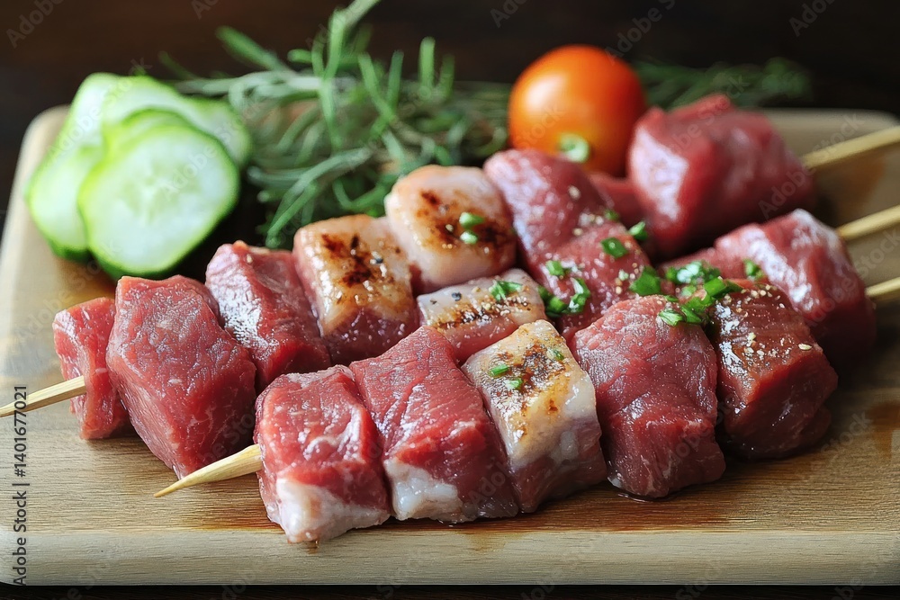 raw meat skewers preparation for grilling barbecue turkey beef and vegetable summer cookout raw meat skewers preparation for grilling barbecue turkey beef and vegetable summer cookout