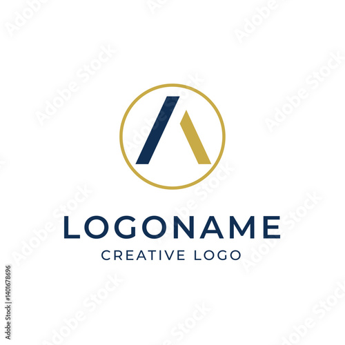 Free Download Letter A Circle Logo Simple Minimalist Vector Design for Modern Branding - GFXLoad