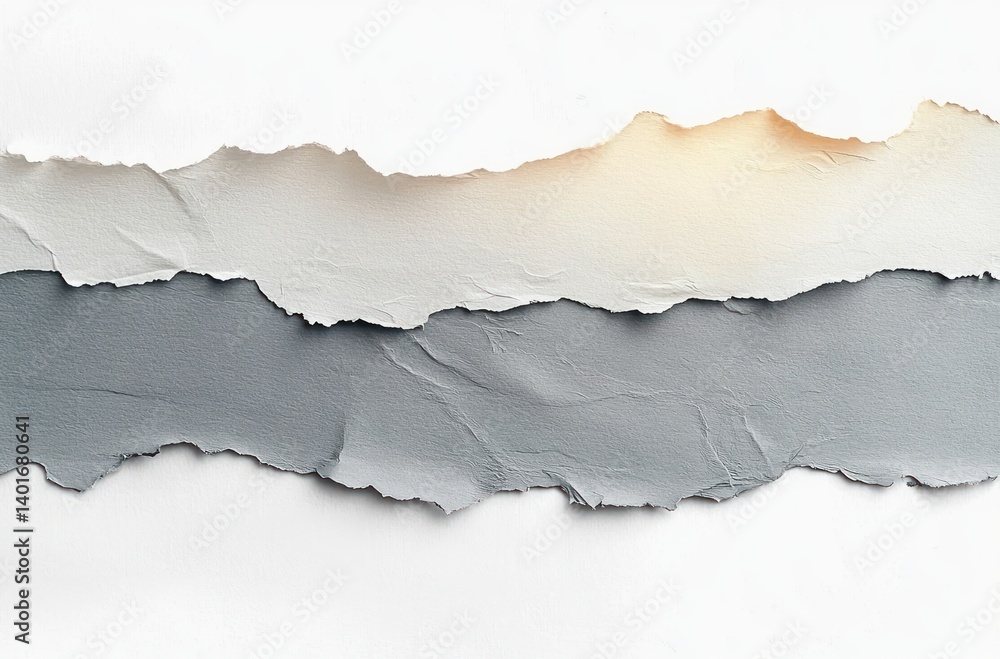 Torn Paper Background with Texture for Creative Messages Torn Paper Background with Texture for Creative Messages