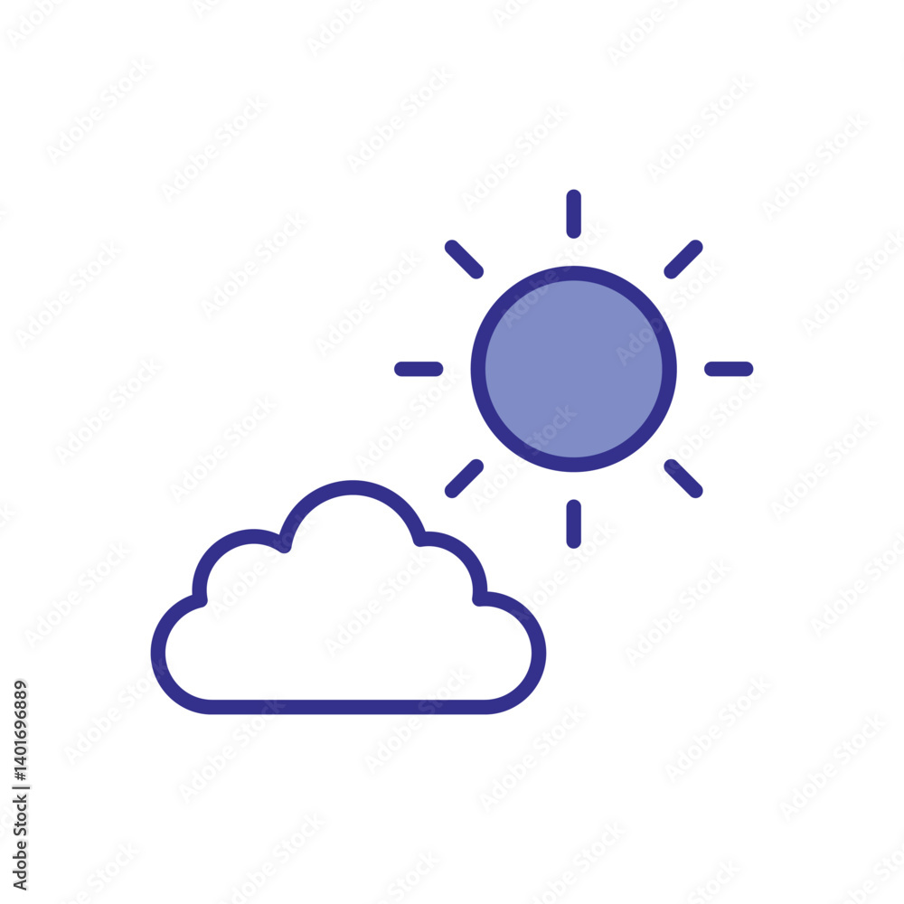 Weather Icon Vector Stock Illustration Weather Icon Vector Stock Illustration