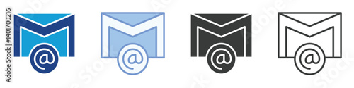 Mail Icons Collection – Multiple Vector Styles Icons