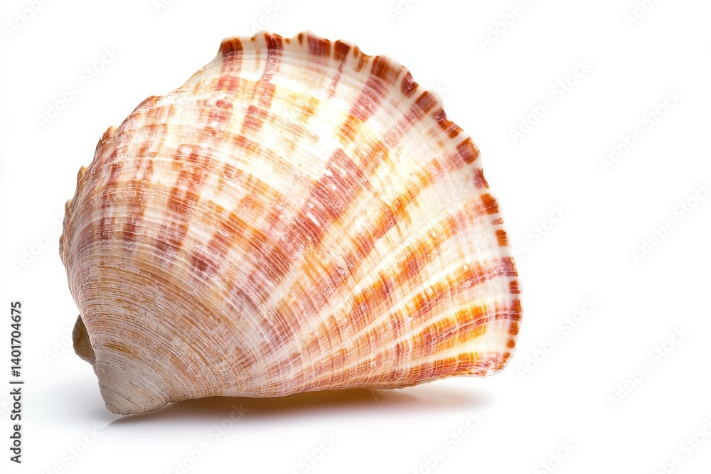 Detailed seashell close-up Detailed seashell close-up