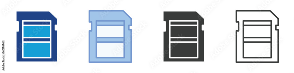 MicroSD Icons Collection – Multiple Vector Styles Icons MicroSD Icons Collection – Multiple Vector Styles Icons