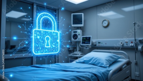 Healthcare security measures hospital room digital technology clinical environment patient safety data protection